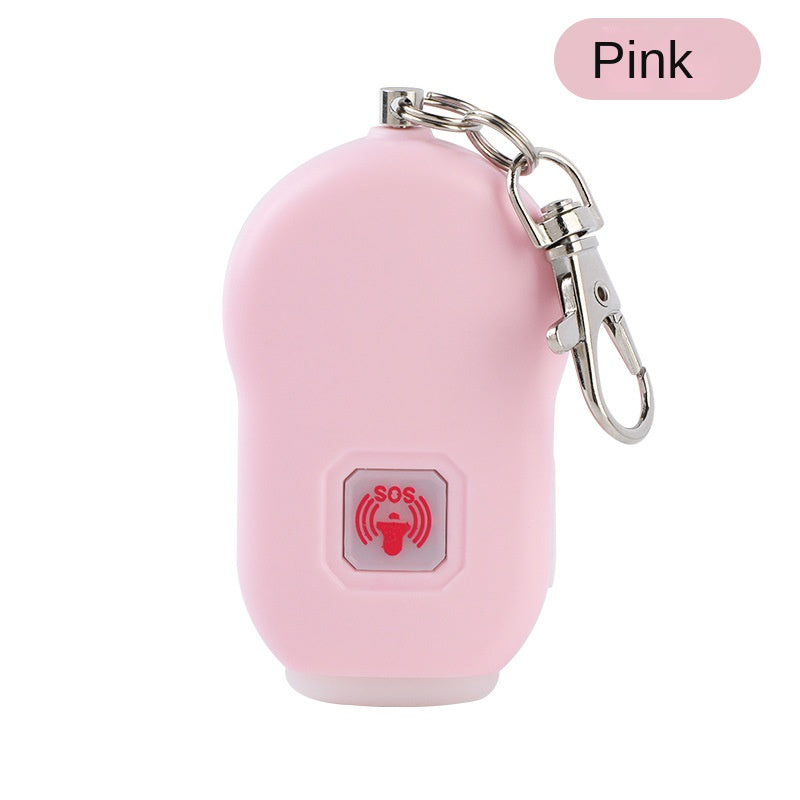 Cross-border New Charging SOS Personal Alarm for Women, Self-defense Anti-Attack Device with Outdoor LED Light Alarm