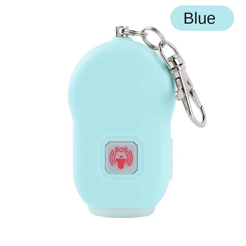 Cross-border New Charging SOS Personal Alarm for Women, Self-defense Anti-Attack Device with Outdoor LED Light Alarm